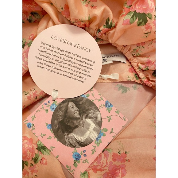 NWT LoveShackFancy x Target Cécile Puff Sleeve Dress - Picture 4 of 14